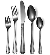 OriGlam Silverware Set Stainless Steel Flatware Cutlery Set, Tableware Cutlery Set Eating Utensil...