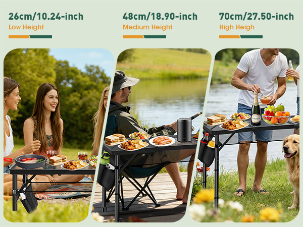 folding camping table