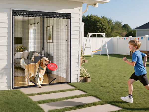 mesh door screen for 72x80 inch sliding doors