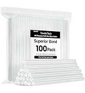 Full Size Hot Glue Sticks, 8" and 0.43'' Diameter Hot Glue Sticks for Most Glue Guns, 100 Pack La...