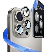 UltraGlass for iPhone 16 Pro Max/16 Pro Camera Lens Protector [NO.1 Military Grade Shatterproof] ...