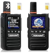TIDRADIO TD-G19 Rapid Unlimited Range 4G LTE PoC Radios, Walkie Talkies Long Range 2 Pack with SI...