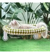 Sunhoo Cat Window Perch Bed Foldable Kitty Windowsill Hammock Shelf Seat Large Cats Suction Cup I...