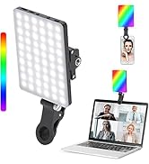 Newmowa RGB Video Light Portable LED Light for Phone, Tablet, Laptop, 360° Full Color CRI 95+ Dim...