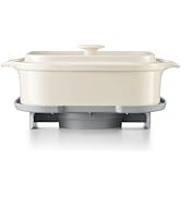 BUYDEEM A515 Ceramic Steam Extraction Pot, Healthy Steam Cooking Pot for Nutrient-Rich Broth, Imp...