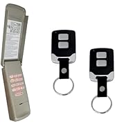 2 Garage Door Opener Remote + Garage Door Opener Keypad Compatible with Liftmaster Chamberlain Cr...