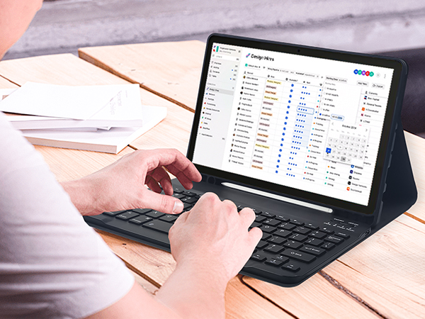 HD 10/10 Plus Keyboard case-Black+-7-1