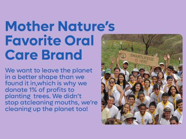 Sustainable oral care with plant based toothbrushes for kids, green friendly and great for kids!