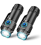 ULTRAFIRE Compact 1000 High Lumens EDC Pocket Flashlight, Mini Flashlights Powerful - Rechargeabl...