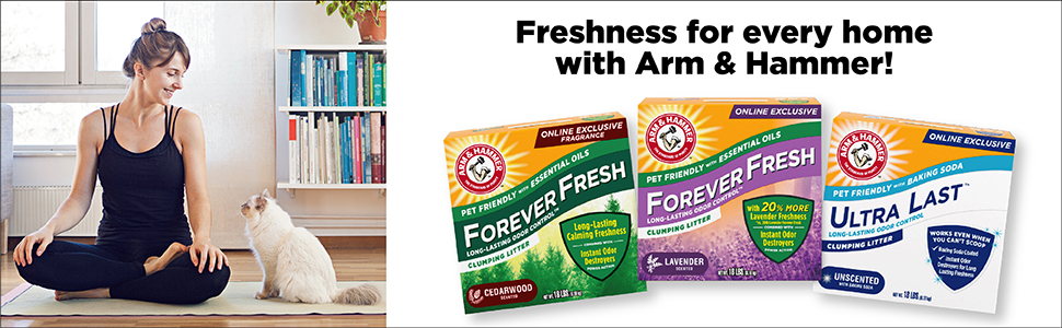 Freshness Cat Litter Arm and Hammer Forever Fresh