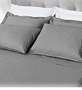 Threadmill Cotton Queen Sheet Set | 100% Cotton Sheets for Queen Size Bed | Damask Jacquard Queen...