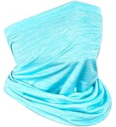 Achiou Neck Gaiter Face Mask Scarf Dust Sun Protection Cool Lightweight Windproof, Breathable Fis...