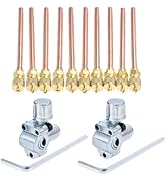 Mtsooning Access Service Valve Kit,2PCS Bullet Piercing Valve with 10PCS 1/4" SAE x 1/4" O.D x 4"...