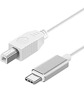 USB C MIDI Cable, MeloAudio Type C to USB 2.0 MIDI Interface Cable for Samsung, Huawei Laptop, Ma...