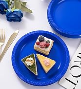 blue plates disposable