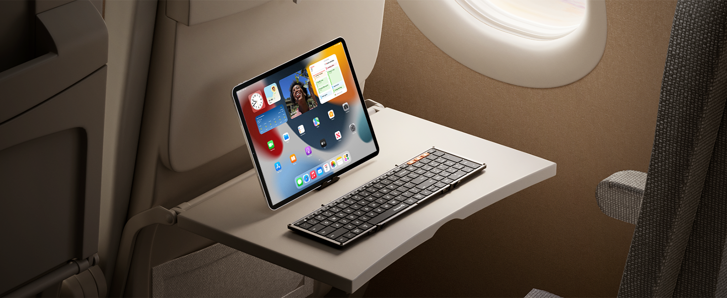 XK01 Plus travel keyboard for airplane