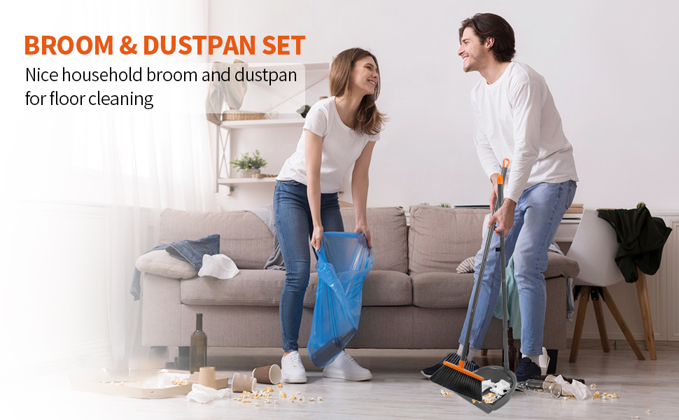 broom and dustpan set
