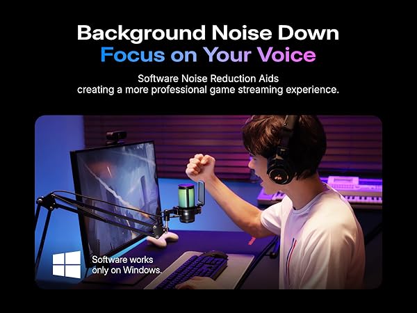 usb gaming microphone maono dgm20s mic for pc streaming