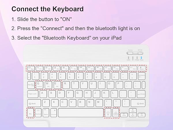 connect the keyboard