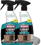 Weiman Cabinet and Wood Cleaner, Shine, Clean and Protect Spray - For Wood Cabinets, Furniture, T...