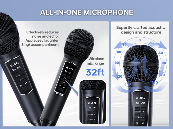 two ways to charge microphone