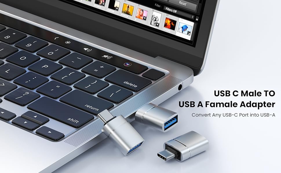 usb female to C male adapter