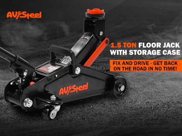 floor jack with storage case