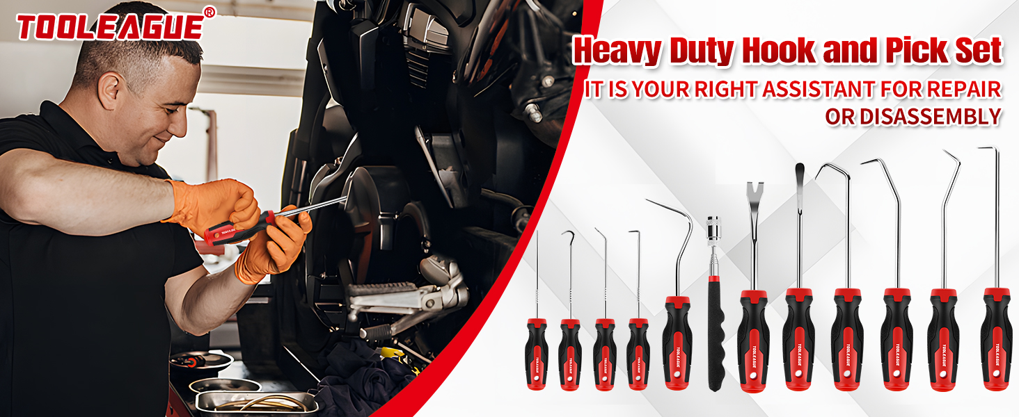 Pick and Hook Set mechanic tools lock pick set lock picking kit automotive tools gasket scraper