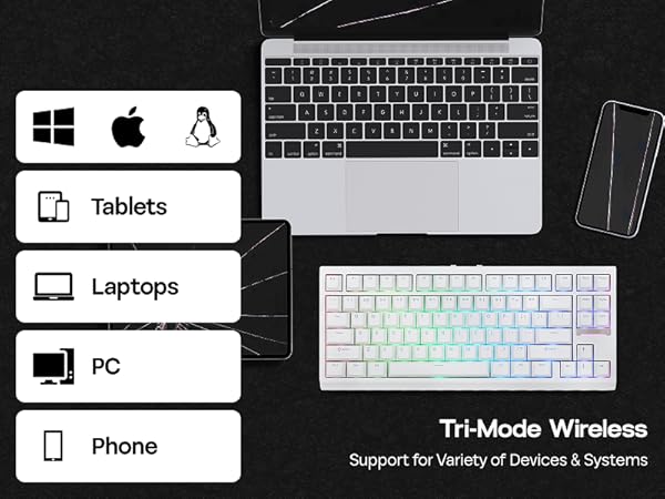 EPOMAKER G84 80% Gasket Mechanical Keyboard