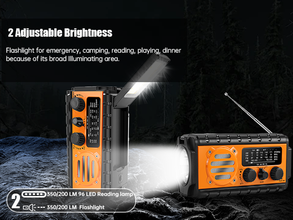 solar radios and crank emergency radios