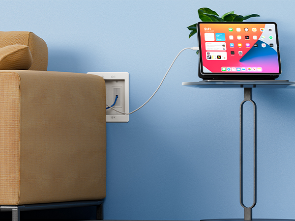 recessed electrical outlet