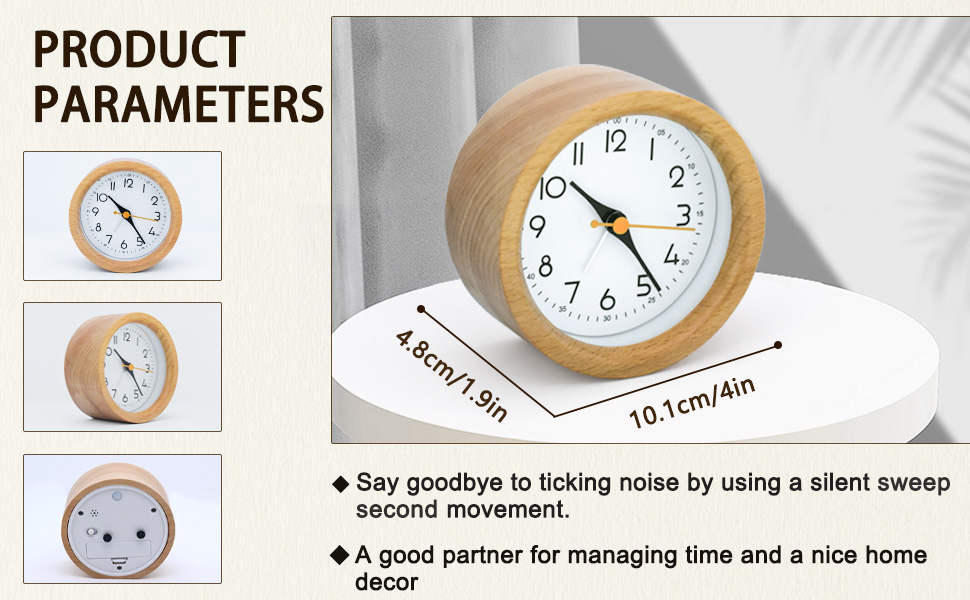 silent alarm clock