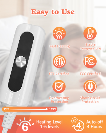 flannel heated blanket