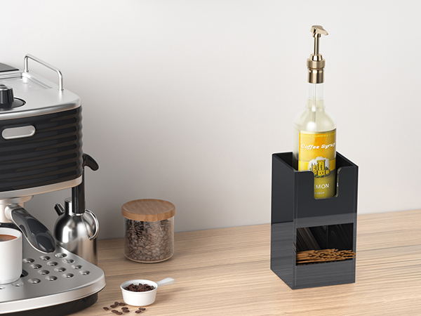 coffee organizer station for countertop