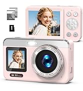 Hoorola Digital Camera, 5K Vlogging Camera for Photography, 80MP Dual Screen Point and Shoot Digi...