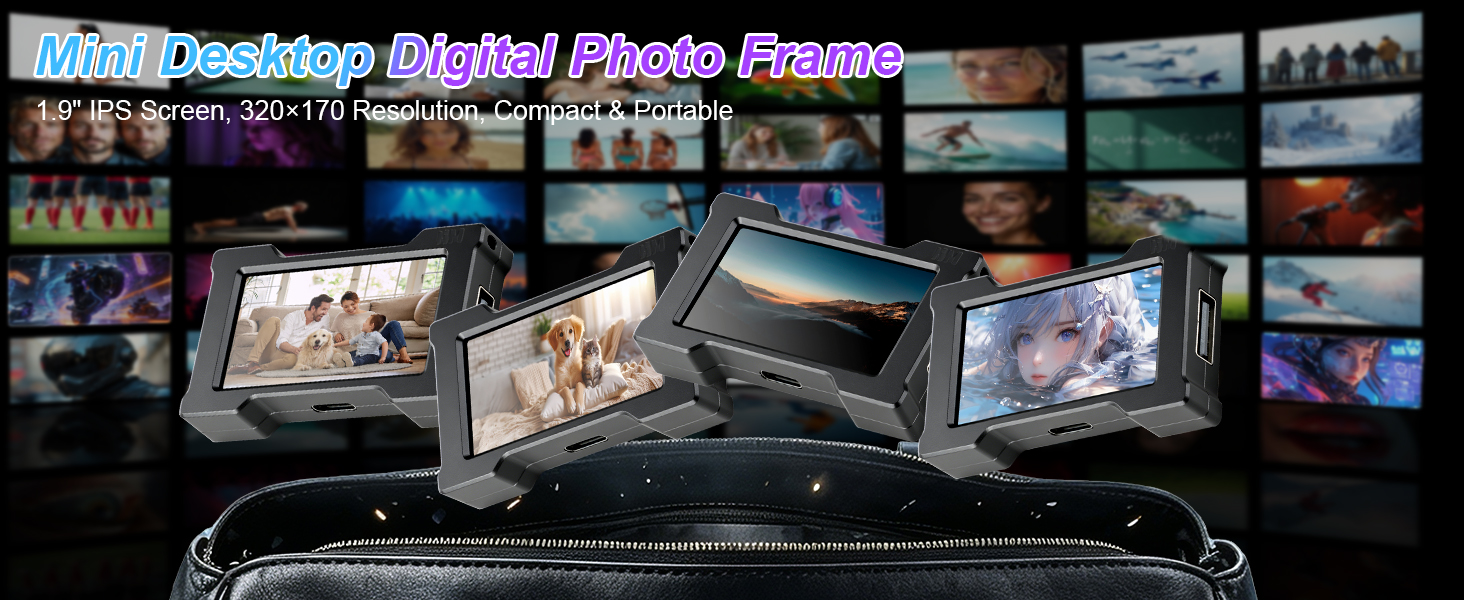 Mini Desktop Digital Photo Frame