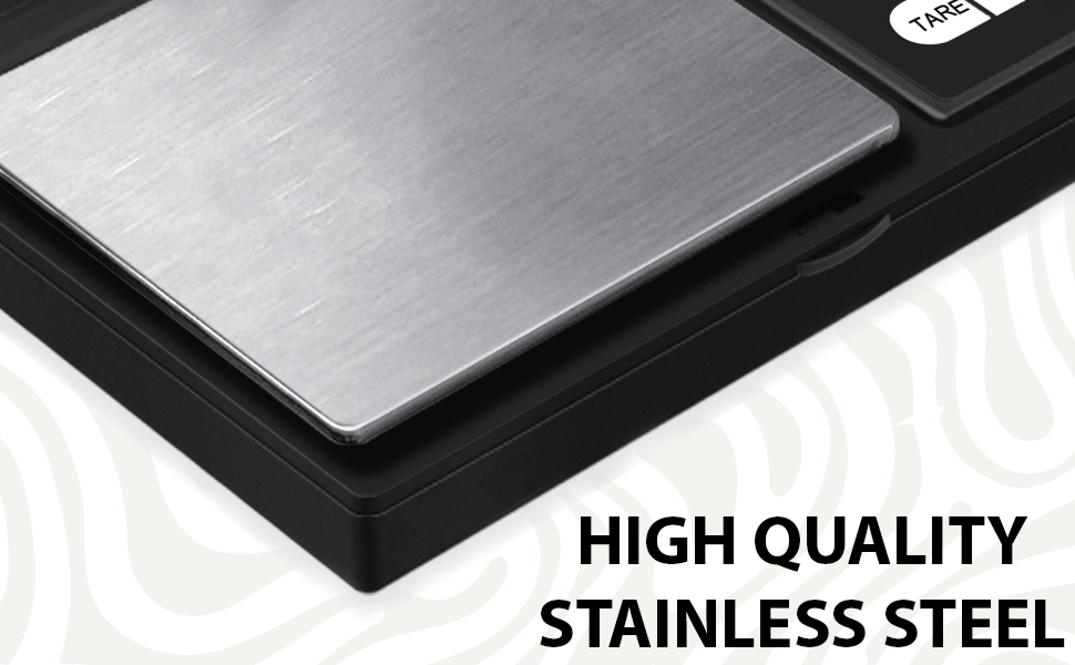 Digital Gram Kitchen Pocket Scale Stainless Steel