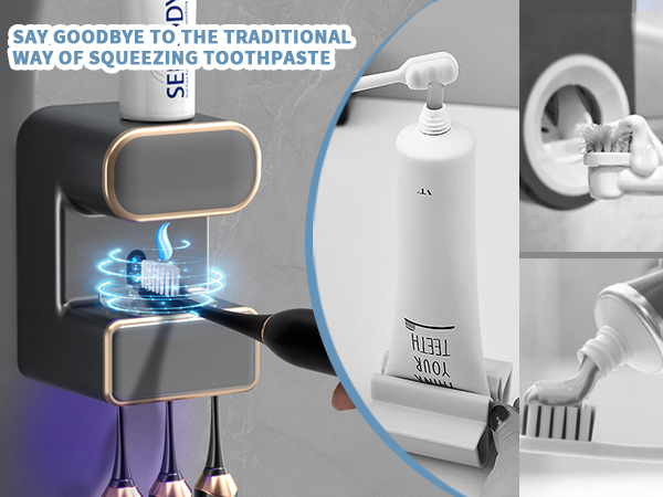 toothbrush holder wall mounted