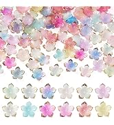 Craftdady Acrylic Flower Bead Caps Mini Floral End Bead for Jewelry Making | 120G 12 Colors Mini ...