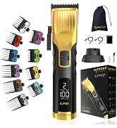 Supreme Trimmer 2Spee Hair Clipper (3.5 Hour Use) Removable Blades, 2 Speeds, Battery Display | C...