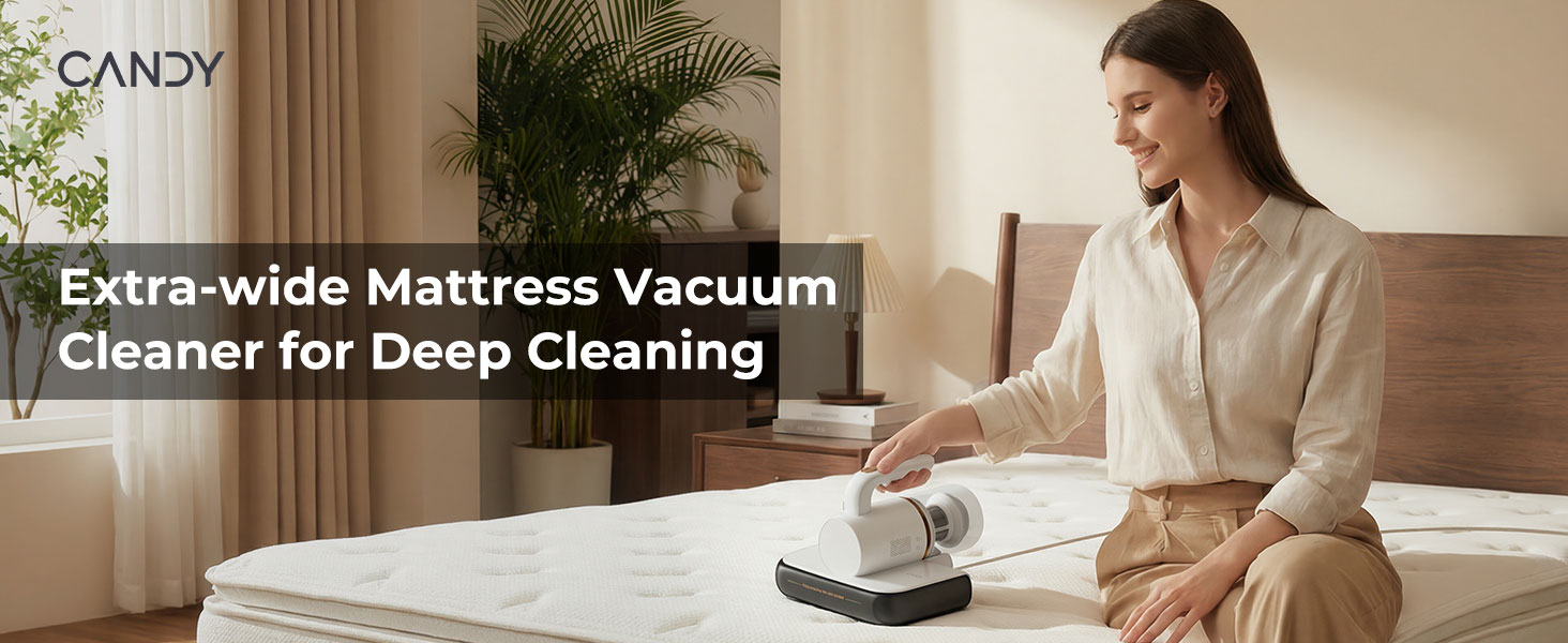Extra-wide Mattress Vacuum Cleaner for Deep Cleaning