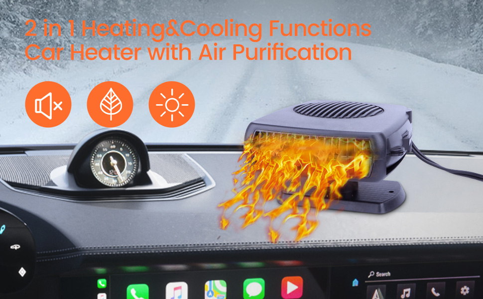 200W Car Fan Heater