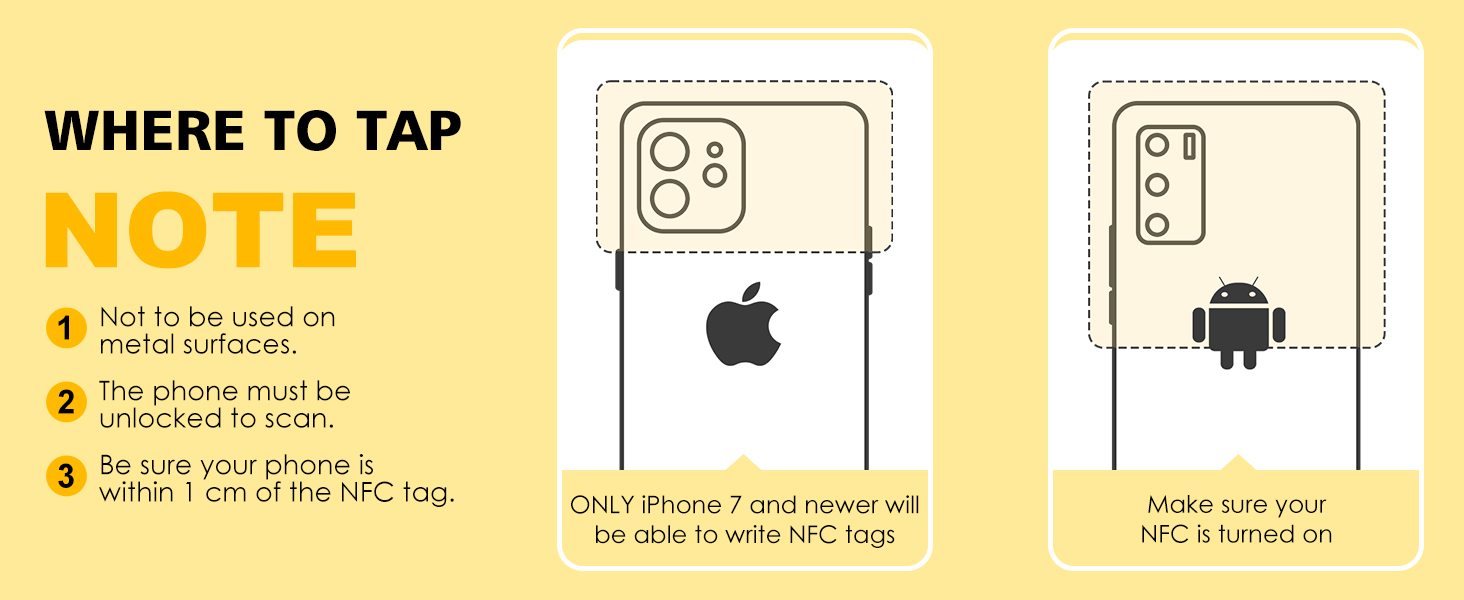 5 cable cord labels for electronics with NFC tags stickers