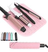 WRORUNER Larger Size Silicone Heat Resistant Mat for Curling Irons, Flat Irons, Hair Straightener...