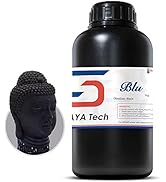 Siraya Tech Blu 3D Printer Resin 1000g Obsidian Black Strong and Precise High Resolution 3D Print...