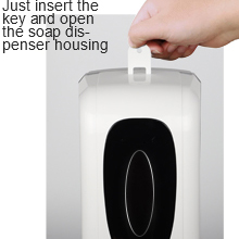 hands free soap dispenser