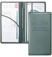 Yarnic Car Registration and Insurance Holder, Car Document Holder with Magnetic Closure, Registra...