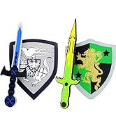 PowerTRC Sword and Shield Play Set | Unique Sword and Shield Design | Foam Weapons | Pretend Play...