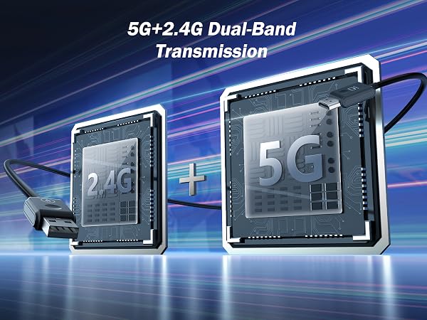hdmi wireless video transmitter and receiver supports 2.4/5GHz dual band