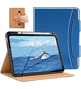 MoKo for iPad A16 Case 11-inch, iPad 11th/10th Generation Case (2025/2022) with Pencil Holder &amp; P...